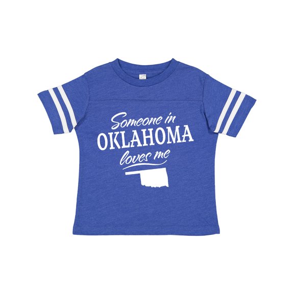 Inktastic Someone in Oklahoma Loves Me Boys or Girls Toddler T-Shirt