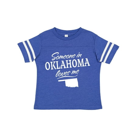 

Inktastic Someone in Oklahoma Loves Me Gift Toddler Boy or Toddler Girl T-Shirt