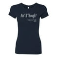 thumbnail image 2 of Wild Bobby, Ain't I Though? Sojourner Truth 1851, Womens Slim Fit Junior Tees, Navy, X-Large, 2 of 3