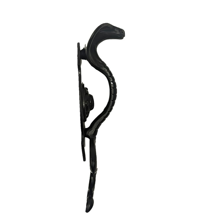 Snake Front Door Handle Black Metal Cobra Closet Gate Barn Pull Cabinet Hardware Snake Front Door Handle Black Metal Cobra Closet Gate Barn Pull Cabinet Hardware