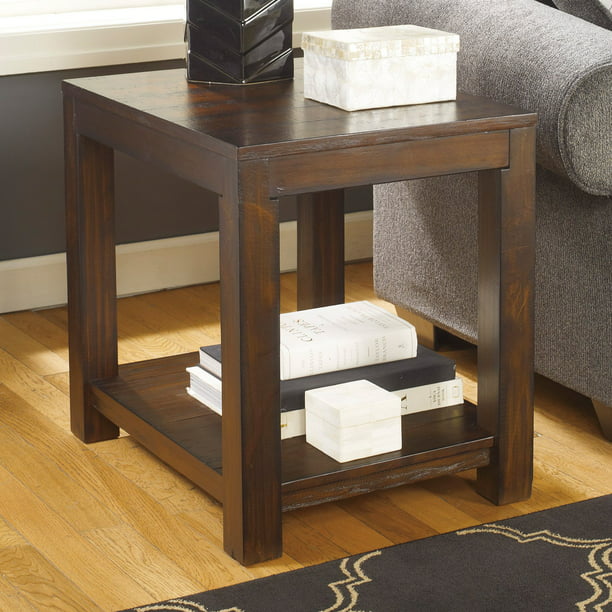 Signature Design By Ashley Grinlyn Brown Rectangular End Table ...