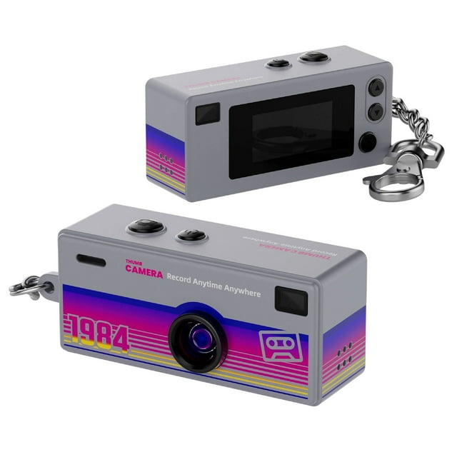 Mini cámara portátil de ABS, 100 MP, lector de tarjetas de memoria de 32 GB, carga tipo C, para fotos, vídeos, viajes, vlogs y grabación instantánea