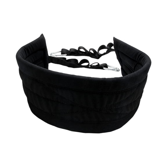 Padded Squat Belt for Strength Training, Wide SBR Lumbar Support Belt with 90 x 17 cm Coverage for Squats, Deadlifts, Pull Ups and Rowing