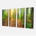 thumbnail image 2 of Dense Forest Panorama - Impression sur Toile Paysage, 2 of 3
