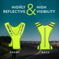 thumbnail image 3 of MaximalPower Reflective Vest for Walking at Night - Adjustable Reflective Safety Gear for Men, Women, Kids - Reflective Belt Sash for Running, Walking, and Biking (Large), 3 of 9