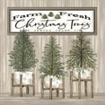 thumbnail image 2 of Great Art Now Potted Christmas Trees by Cindy Jacobs, Framed Wall Art, 23.5W x 23.5H, 2 of 2
