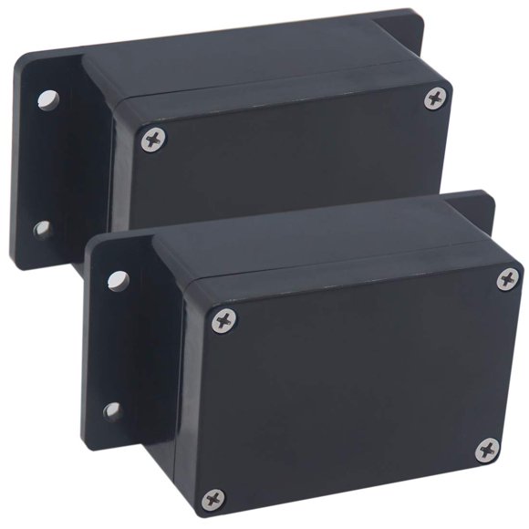 Raculety Caja de proyecto ABS impermeable IP65, 2 unidades, 10 x 7 x 5 cm