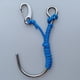 thumbnail image 2 of Cierre Robusto de material acero Inoxidable, Gancho Y Clip de para Arrecifes de Buceo, Cable de 1,2 M Azul, 2 of 9