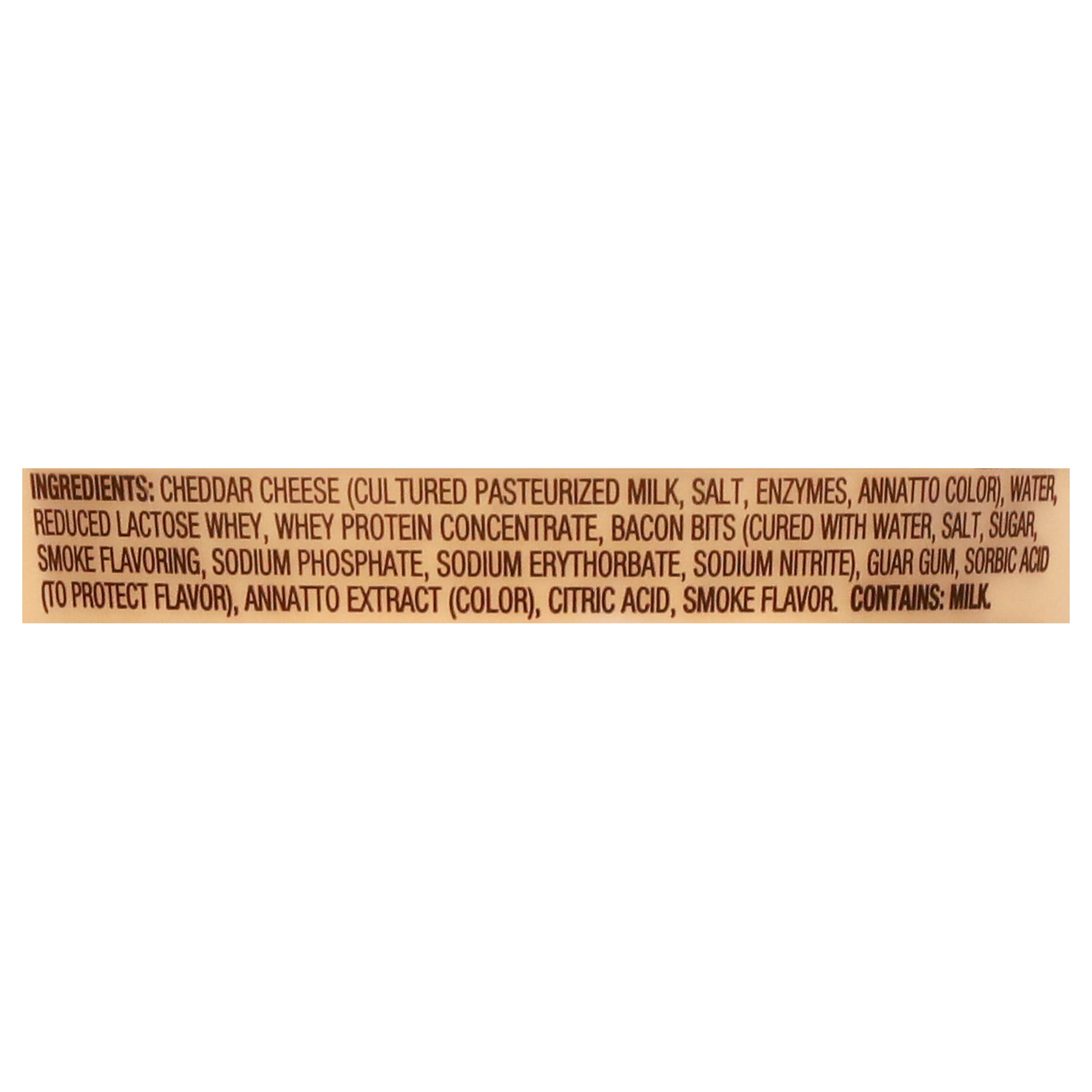 Shullsburg Creamery Bacon Cheddar Spreadable Cheese Spread, 7 oz, Tub, Refrigerated
