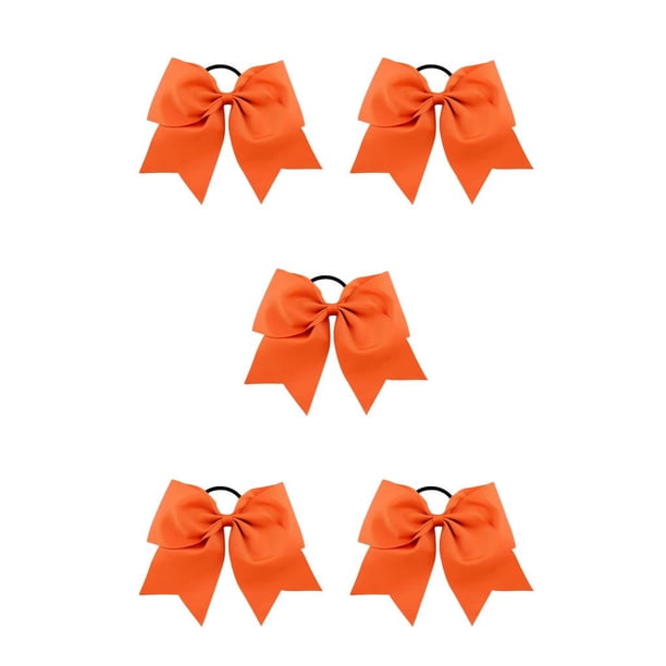 Banda para el cabello grande Nudo de lazo Elástico Ajustable Coleta decorativa Titular Elásticos Scrunchies sin costuras Qarigey