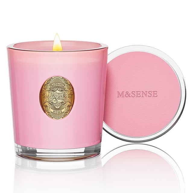 Vela perfumada M&SENSE Peony Blush Pink 290 ml 55H Burn