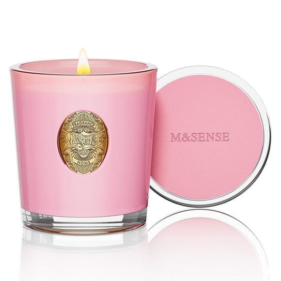 Vela perfumada M&SENSE Peony Blush Pink 290 ml 55H Burn
