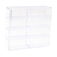thumbnail image 3 of TISHITA Clear Display Case Desktop Car Model Storage Box for Collectibles Minifigure L, 3 of 8