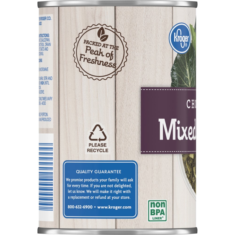 Kroger Chopped Mixed Greens 14 oz - 5 Pack