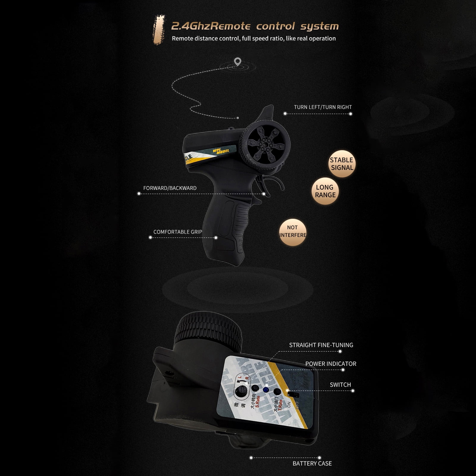 Remote  car,Turn Left Function Turn Car Drift With 16 3 Battery With Function And 3 Battery Remote With Battery Car With Crawler With Car Battery And Car 1 16 Remote Car  3 battery