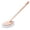 Pink❥quickly removes stubborn stains, variant on Aufmer Shower Scrubber for Cleaning with Long Handle┃2 in 1 Shower Cleaning Brush with 1 Stiff Bristles & 3 Sponge Brush┃Adjustable Scrub Brushes Bathroom Scrubber for Tub Floor Tile Wall Bathtub