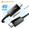 thumbnail image 1 of Cable CABLETIME THUNDERBOLT 4 Certificado por Intel, 1 of 2