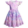 thumbnail image 3 of Dress Girls Floral Birthday Dress Girls Kids Princess Dress 6-7 Years, 3 of 3