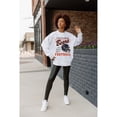 thumbnail image 4 of Women's Gameday Couture  Ash Chicago Bears Home Turf Oversized Premium Fleece Pullover Sweatshirt, 4 of 4