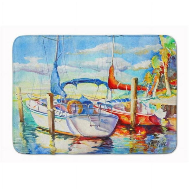 Carolines Treasures JMK1088RUG Grand Q Voilier Machine Lavable Mémoire Mousse Tapis