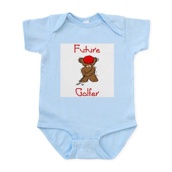 CafePress - Future Golfer Infant Bodysuit - Baby Light Bodysuit, Size Newborn - 24 Months