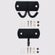 thumbnail image 4 of Ganchos negros for baño Cocina Cachorro Gancho de pared de acero inoxidable for llaves Abrigo Towel Hook Robe Hook Hardware, 4 of 7