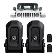 thumbnail image 3 of 1 Pair Locking Hood Catch Bonnet Latch With Key Kit Abs+metal Durable And Anti-rust For Wrangler Jl, 3 of 5