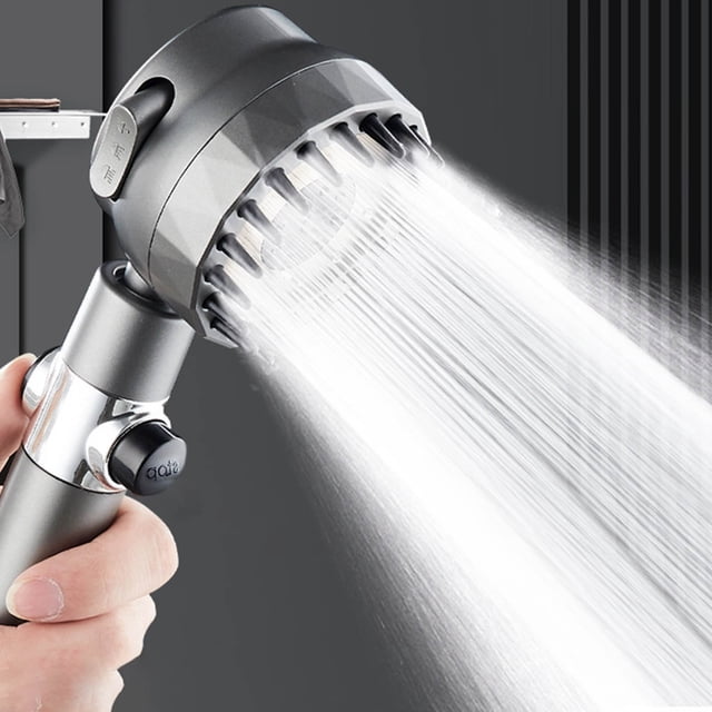Ducha de mano presurizada de tres bloques, potente y universal, con filtro y boquilla, para spa