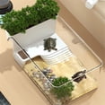 thumbnail image 4 of Terrario Transparente para Tortugas, Tanque para Cangrejos Pequeños, Hábitat para Tomar y Alimentar Tortugas Acuáticas., 4 of 6