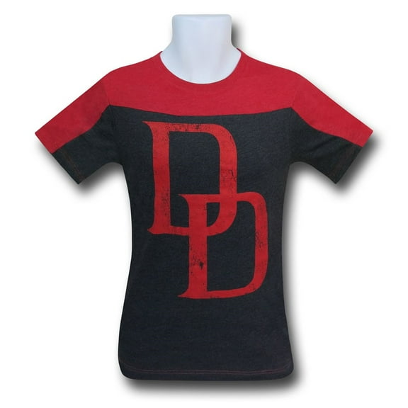 Daredevil Symbol Two-Tone Men's T-Shirt-Large