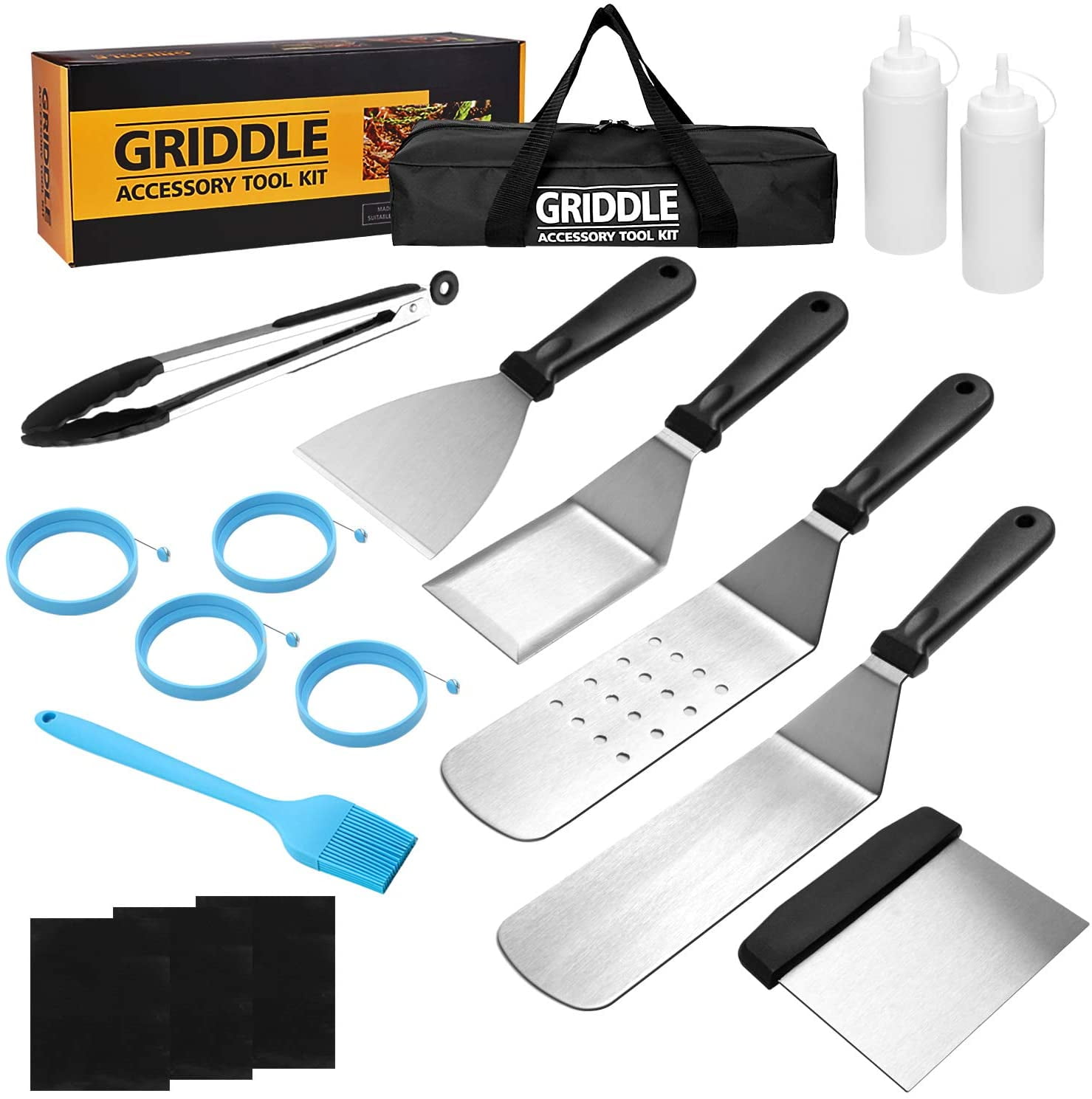 Blackstone Griddle Barbecue Accessories Tool Set 12pcs BBQ Gas Hibachi Cooking for sale online 