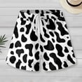 thumbnail image 2 of WAYUTE Shorts for Women with All Over Print High Waist Drawstring Soft Breathable Trendy Shorts Durable for Summer Casual Outdoor, 2 of 3