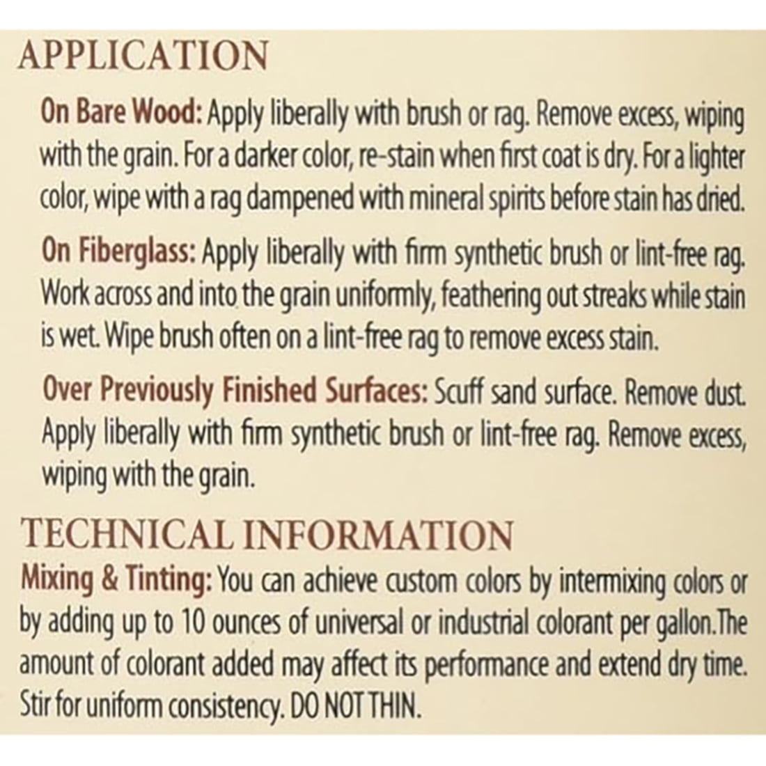 qt Old Masters 81304 Cedar Gel Stain Oil-Based Stain