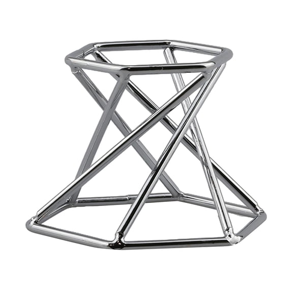 TISHITA Metal Mineral Display Stand Crystal Ball Specimens Gemstones Display Holder Rack Hexagon