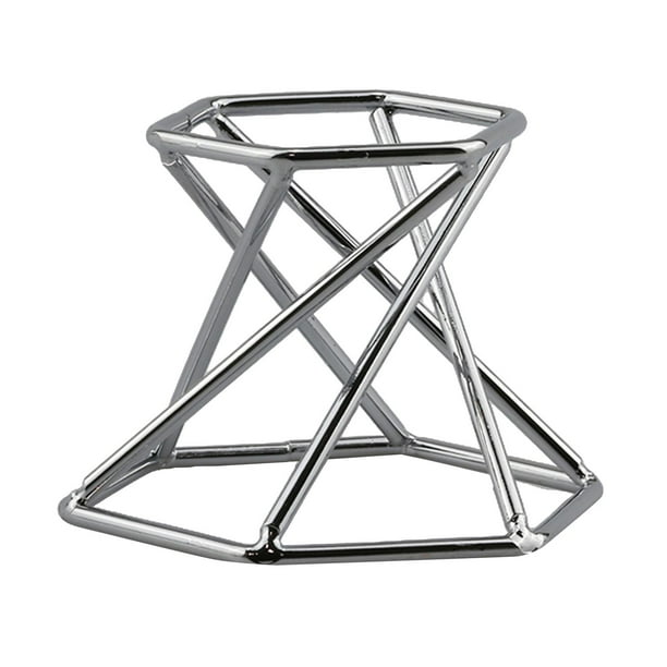 Soporte de Exhibición Hugo Cristal Espécimen Mineral Plata