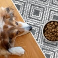 thumbnail image 2 of SussexHome Pets Ultra-Thin Cat and Dog Litter Mat for Litter Box - Washable Soft Natural Cotton Cat and Dog Litter Trapping Mat - Paws-Kind Slip Resistant Litter Catching Mat, 2 of 7
