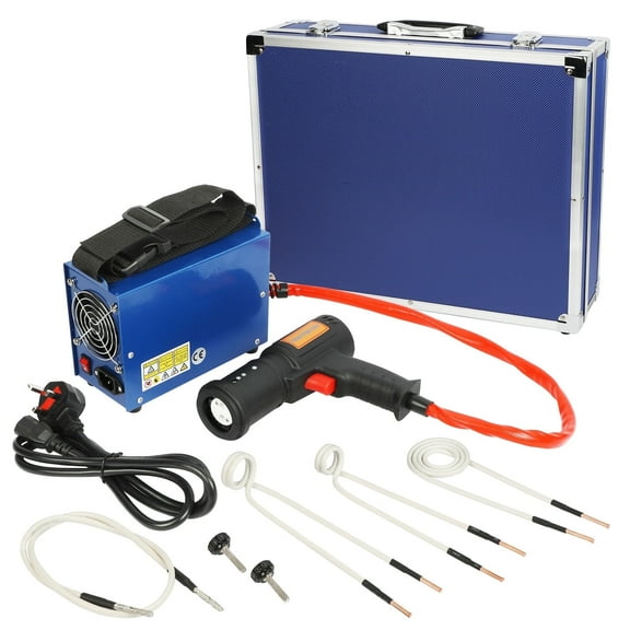 1500W 110V Magnetic Induction Heater Kit for Bolt Nut Screws Removal, 4 Coils Electromagnetic Induction Heater Rusty Metal Parts RemovingTool for Car Truck Boat