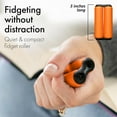 thumbnail image 2 of Orange ABS Junior ONO Roller - Handheld Fidget Toy for Adults and Kids | Help Relieve Stress, Anxiety, Tension | Promotes Focus, Clarity | Compact, Portable Design, 2 of 9
