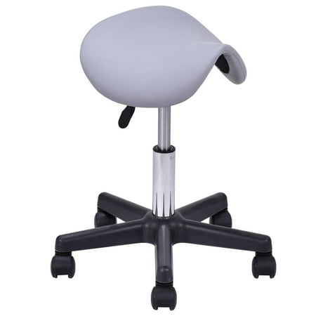 Goplus Adjustable Facial Spa Saddle Tattoo Salon Stool Hydraulic Rolling Massage Chair