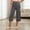 Dark Gray, variant on Drovellove Women's Plus Size Full Open Side Postoperative Care Pants with Pockets – Soft 7/8 Length Cropped Pants Straight Leg Recovery Pants with Elastic Waistband for Easy Dressing and Casual
