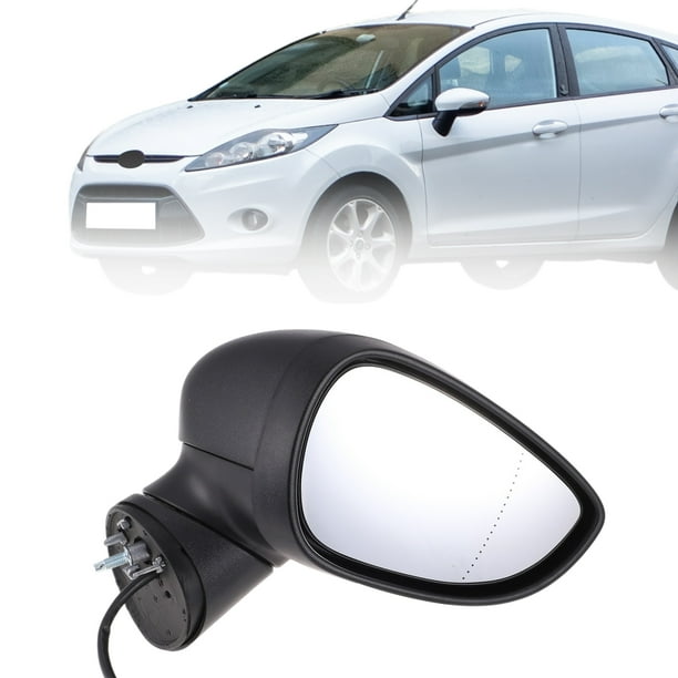 Reemplazo de espejo lateral eléctrico derecho para Ford Fiesta Mk7 2008-2012 No.1753801/1796702/1542155 Ajuste eléctrico negro 6 pines