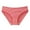 Red, variant on fatyb Womens Underwear Cotton No Show High-Cut Bikini Stretch Briefs Low Waist Comfort Ladies Panties