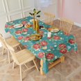 thumbnail image 3 of Rectangle Waterproof Tablecloth Pioneer Floral Reusable Indoor/Outdoor Durable Table Cover for Kitchen and Dining Room 60 Inch X 120 Inch, 3 of 6