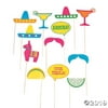 Fiesta Party Photo Stick Props