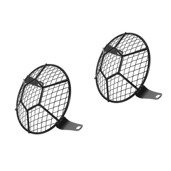 MLINS 2pcs Motorcycle Headlight Protection Motorcycle Headlight Cover Headlight Grille Front Headlight Guard Headlamp Grill Cover Protector