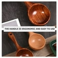 thumbnail image 3 of Wooden Water Ladle Multi-function Wooden Ladle Wear-resistant Household Ladle Home Supply, 3 of 6