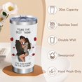 thumbnail image 4 of 20oz Stainless Steel Tumbler Coffee Iced Cup, Travel Mug with Lid, Ideal Thank You & Birthday Gifts for Her, Wife, Lover, Lady from Husband Boyfriend, 4 of 6