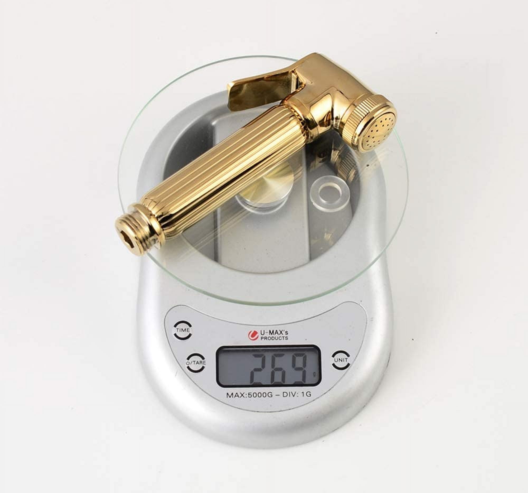 Bidet Sprayer Faucet Set with Cold Water Brass Handheld Toilet Bidet Attachment Pressure Sprayer Wall Mount Single Handle Bidet Spray Set for Personal Hygiene,Antique
