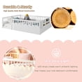 thumbnail image 4 of Twin Size Toddler Floor Bed Frame, Montessori Floor Bed with Guardrails, Pine Wood Bed Frame for Kids, No Slats Included, White, 4 of 9