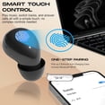 thumbnail image 3 of Mini Sleep Earbuds for Side Sleepers, Ultra-Light Bluetooth 5.3 Invisible Sleep Headphones with Comfortable Fit, LED Display Portable Case, Small Earphones for Sleep, Work & Sports (Black), 3 of 7